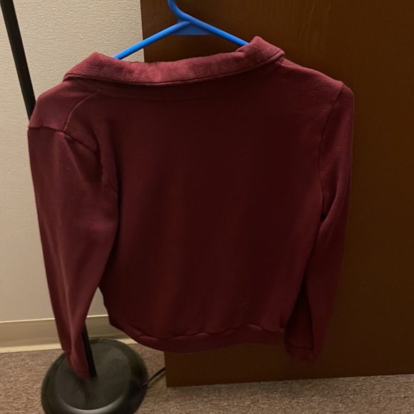 Pink victoria secret sweater- half zip - Picture 2 of 2